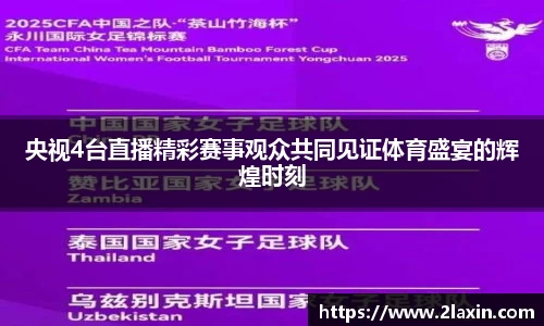 央视4台直播精彩赛事观众共同见证体育盛宴的辉煌时刻