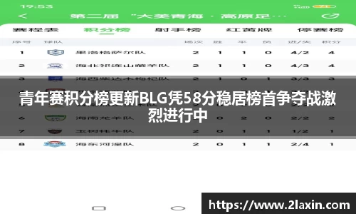 青年赛积分榜更新BLG凭58分稳居榜首争夺战激烈进行中